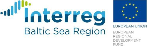 Logo: Interreg Baltic Sea Region, European Unionn European Regional Development Fund