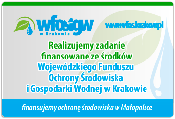 banner WOJEWÓDZKI FUNDUSZ OCHRONY ŚRODOWISKA I GOSPODARKI WODNEJ W KRAKOWIE