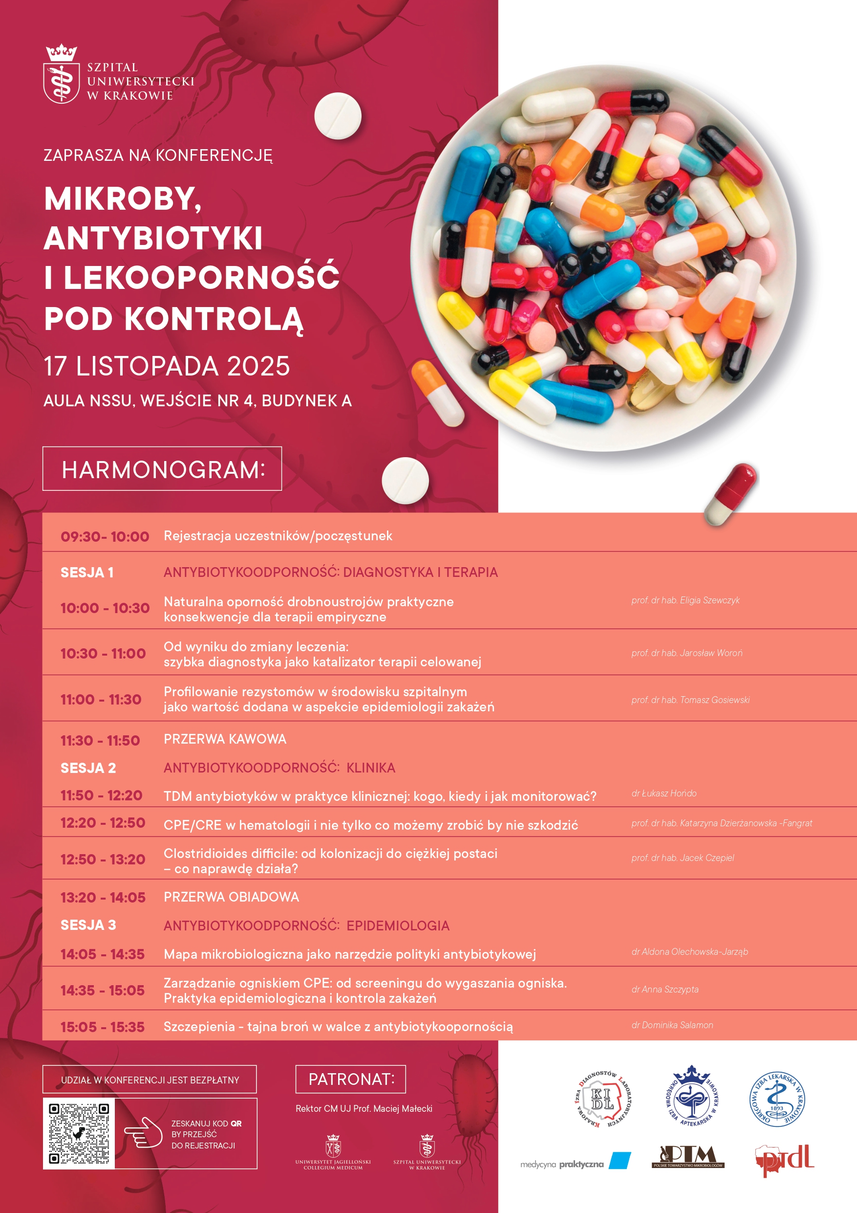 A3 Plakat konferencja antybiotyki druk wew page 0001