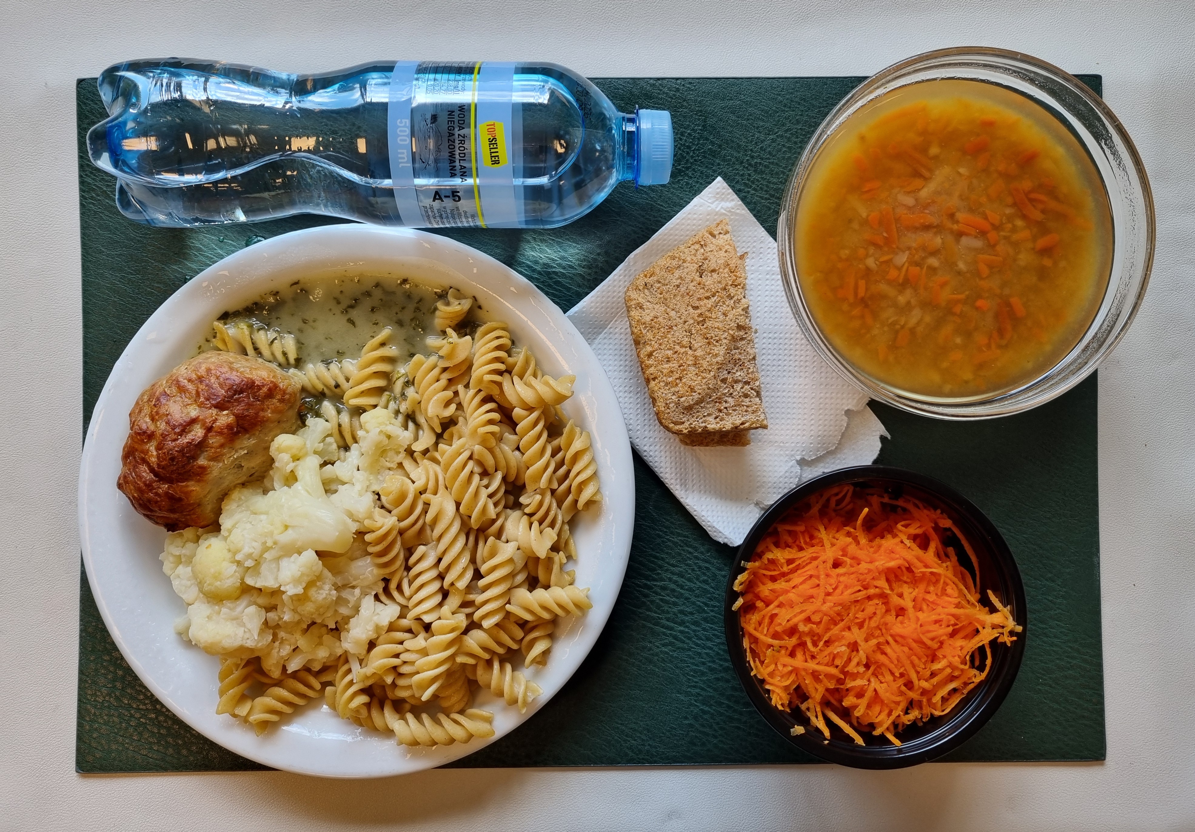 dobry posiłek obiad - dieta bogatoresztkowa