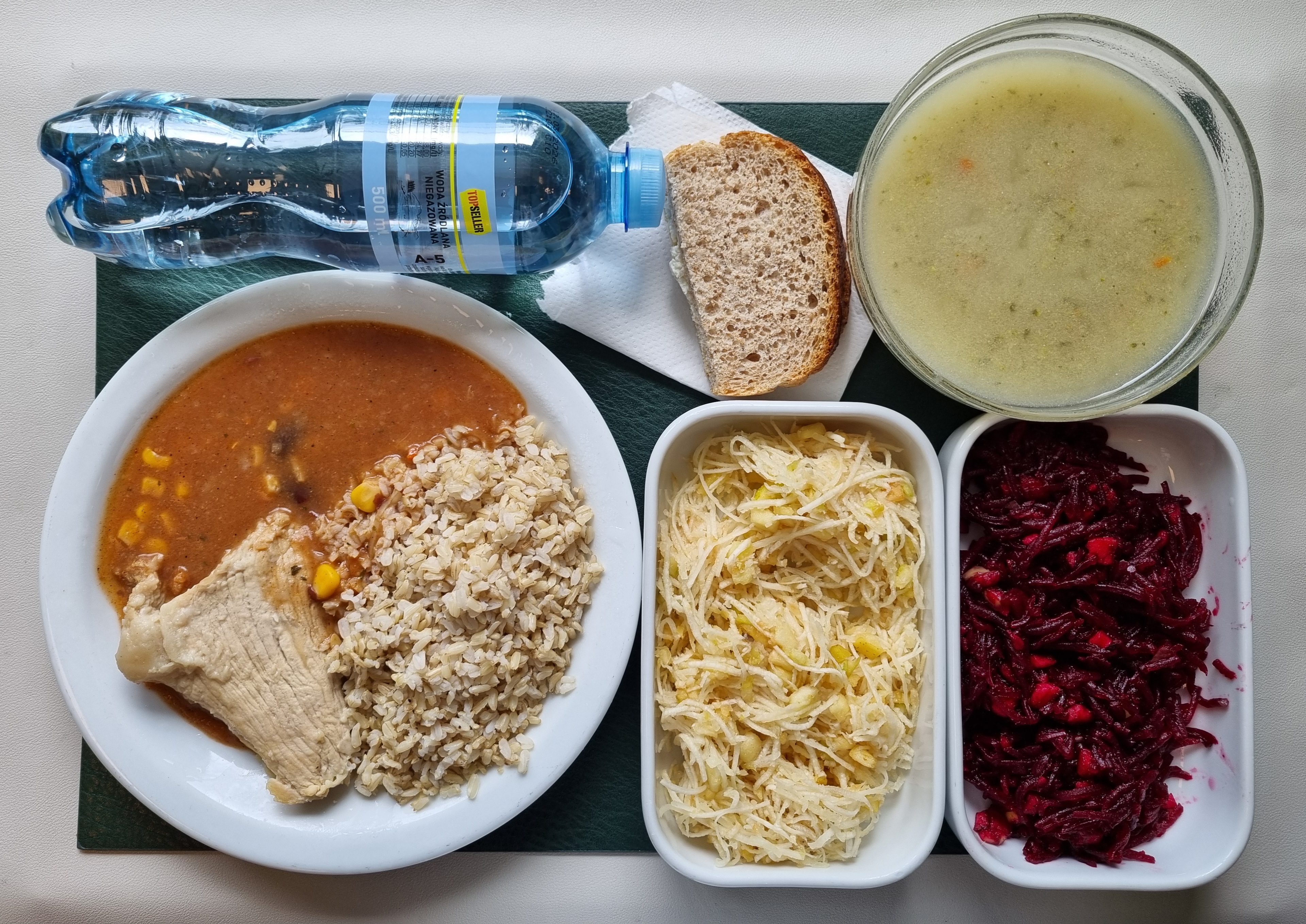 dobry posiłek obiad - dieta bogatoresztkowa