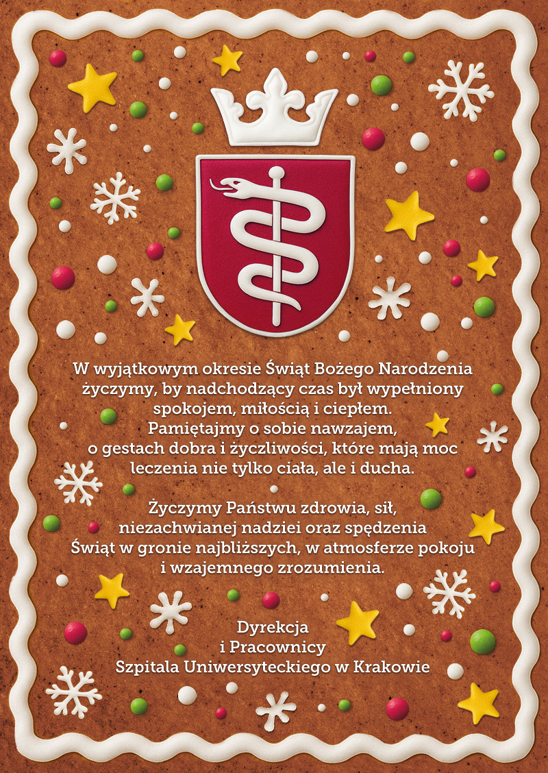 życzenia świąteczne i noworoczne od dyrekcji szpitala i pracowników