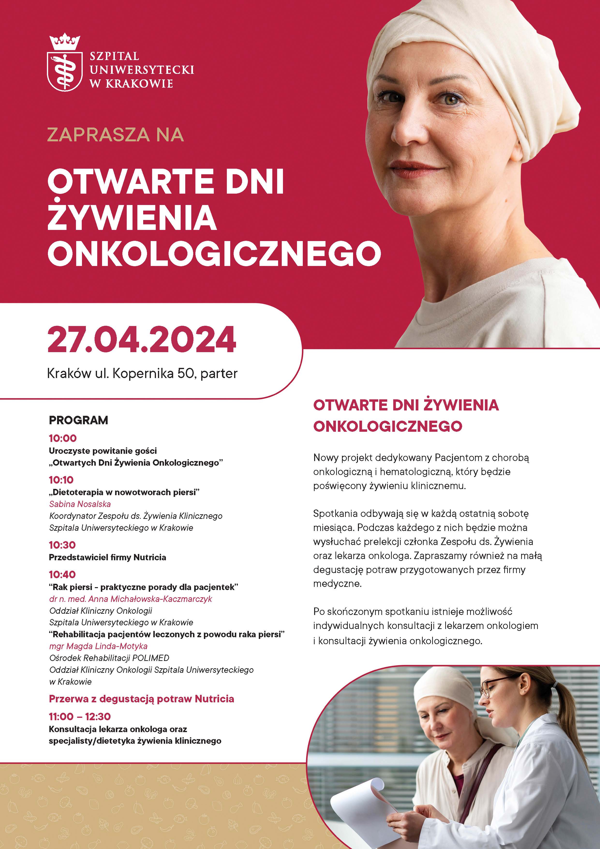 onko żywienie nowy plakat