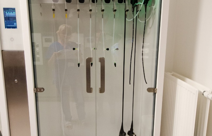 Bronchoskop i bronchofiberoskop