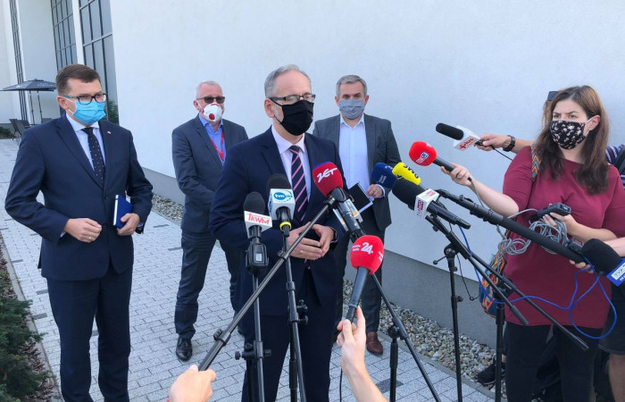Marcin Jędrychowski, Dyrektor SU i Minister Zdrowia, Adam Niedzielski, prof. Andrzej Matyja