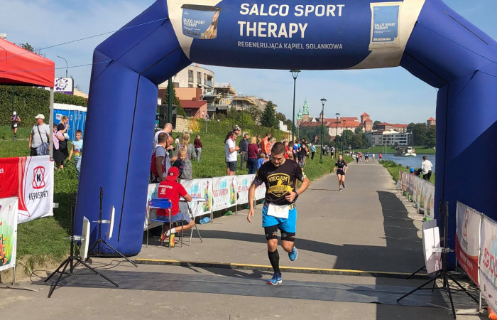 Bieg Kordian - uczestnicy dobiegają na metę