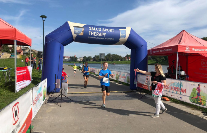 Bieg Kordian - uczestnicy na mecie