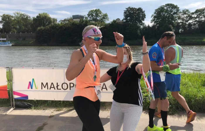 Bieg Kordian - uczestnicy na mecie