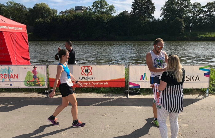 Bieg Kordian - uczestnicy na mecie