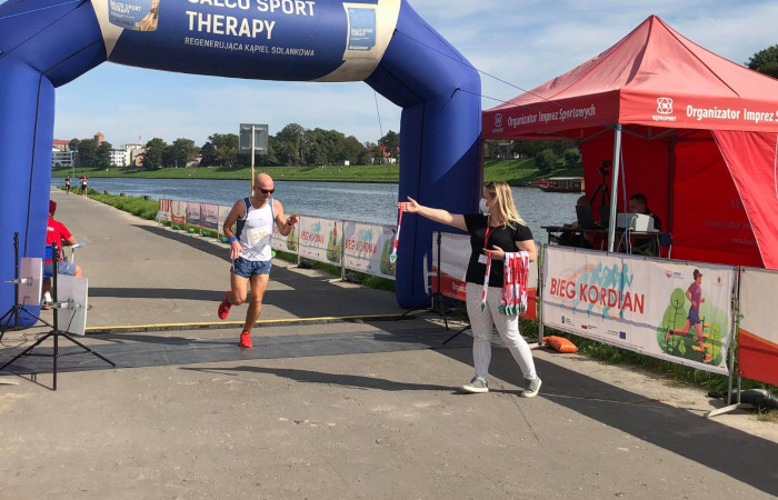 Bieg Kordian - uczestnicy na mecie