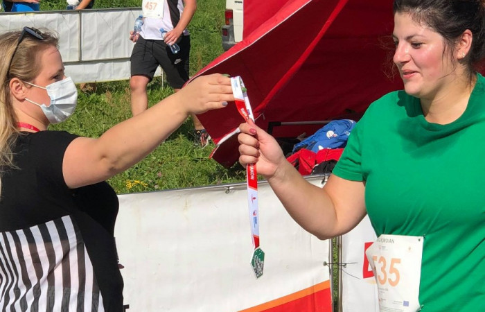 Bieg Kordian - uczestnicy na mecie