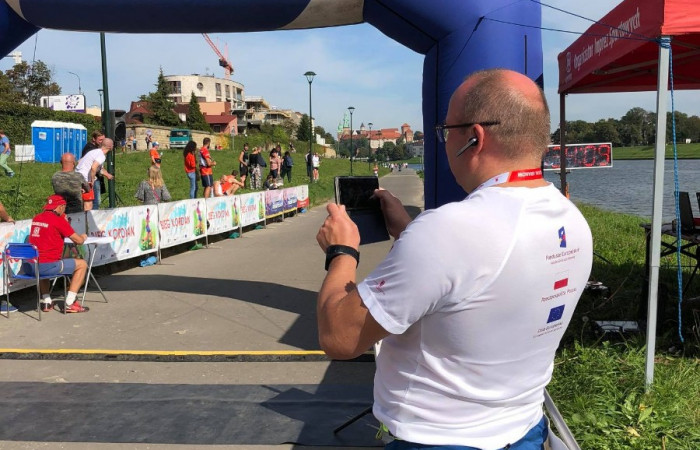 Bieg Kordian - uczestnicy na mecie