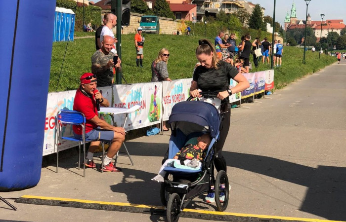 Bieg Kordian - uczestnicy na mecie