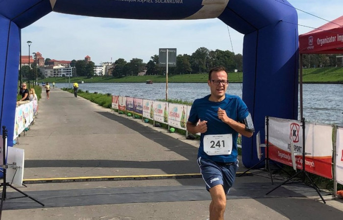 Bieg Kordian - uczestnicy na mecie