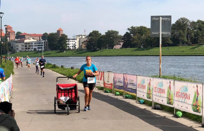 Bieg Kordian - uczestnicy na mecie