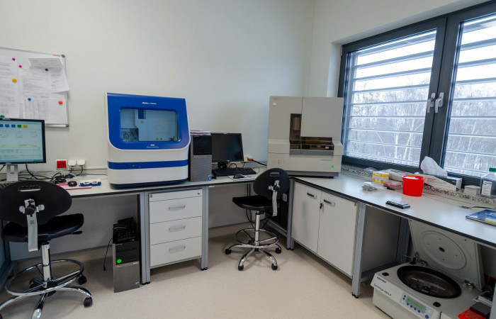 Sprzęt  Zakładu Diagnostyki Hematologicznej i Genetyki