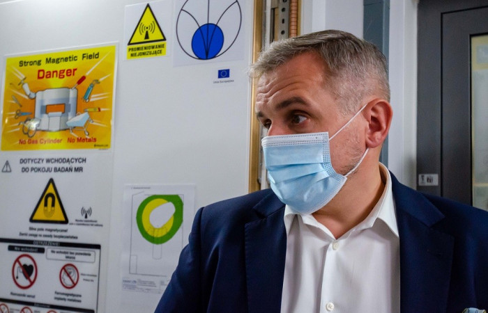 uroczysta inauguracja otwartego aparatu rezonansu magnetycznego