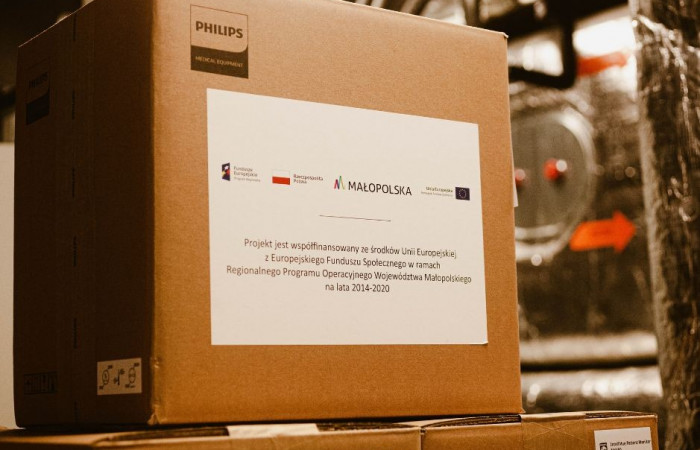 dostawa aparatury medycznej zakupionej w ramach projektu