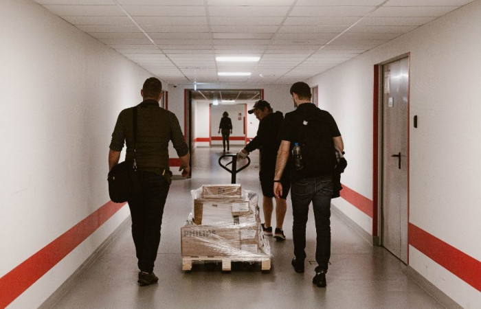 dostawa aparatury medycznej zakupionej w ramach projektu