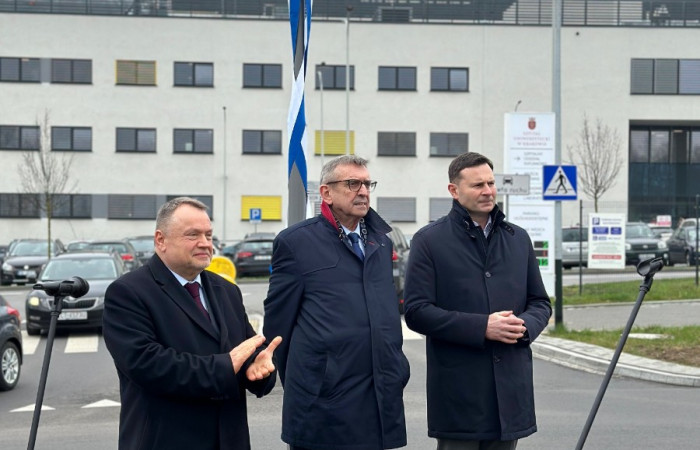 uroczystość otwarcia ronda im. profesora Tempki