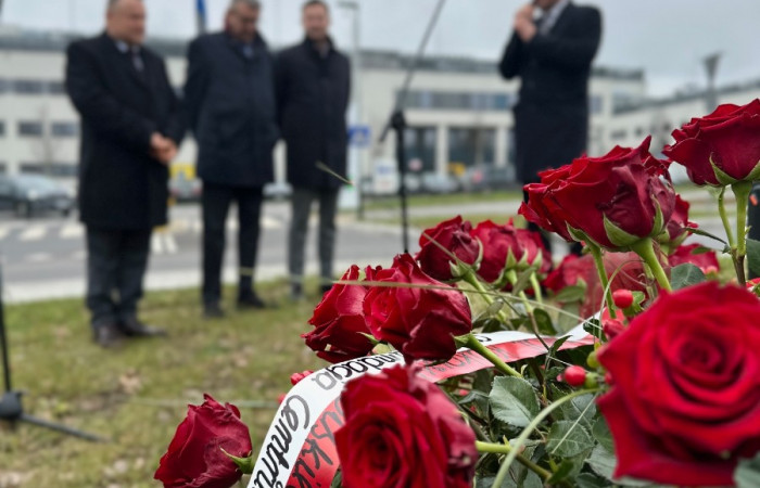 uroczystość otwarcia ronda im. profesora Tempki