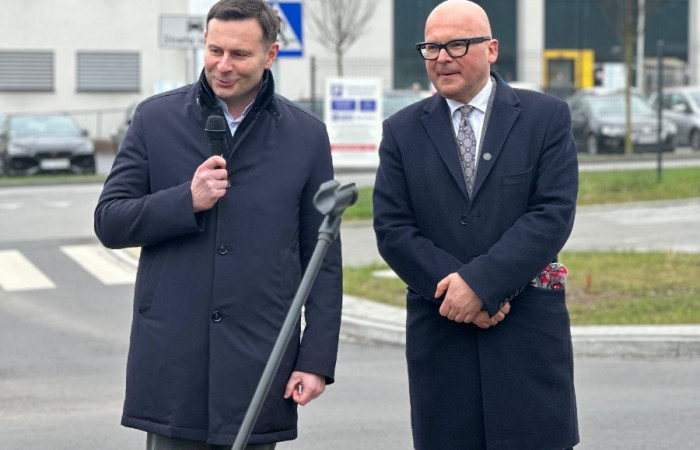 uroczystość otwarcia ronda im. profesora Tempki