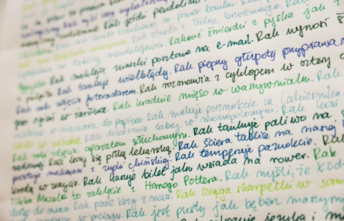 Małgorzata Sajan - artystyczny projekt zatytułowany „Rak ma raka”