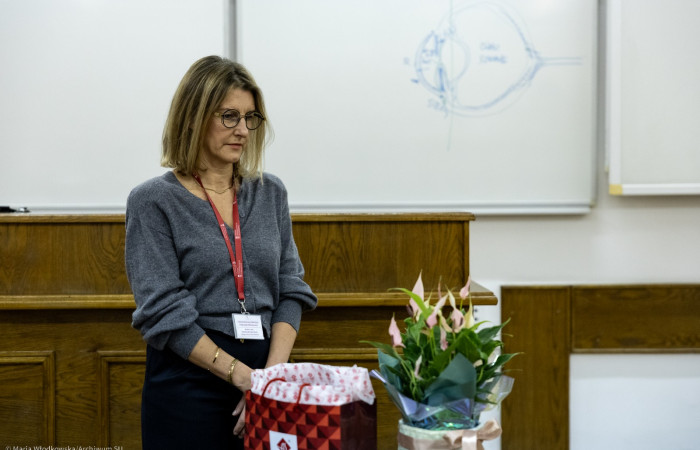 Uroczyste odprawy podczas pożegnania kierowników trzech oddziałów klinicznych