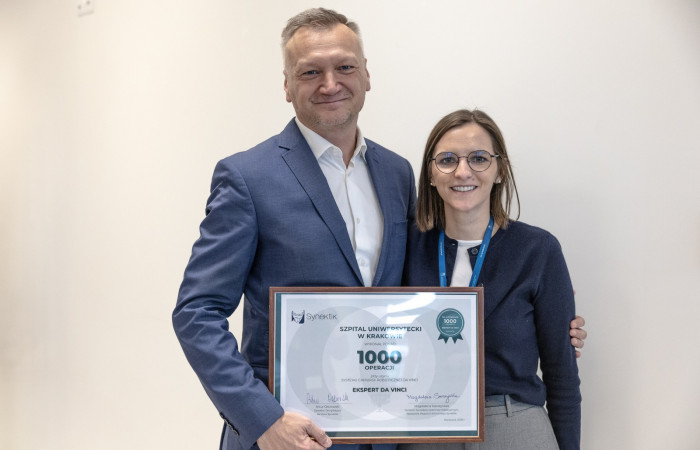 Obchody tysiecznej operacji systemem robotycznym daVinci