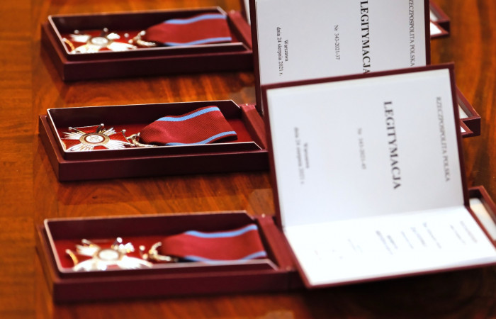 wręczenie Złotych i Srebrnych Krzyżów Zasługi